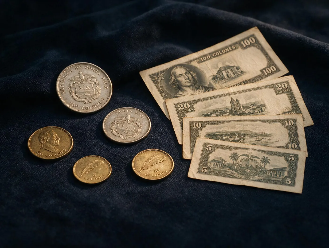 Monedas y billetes históricos de Costa Rica