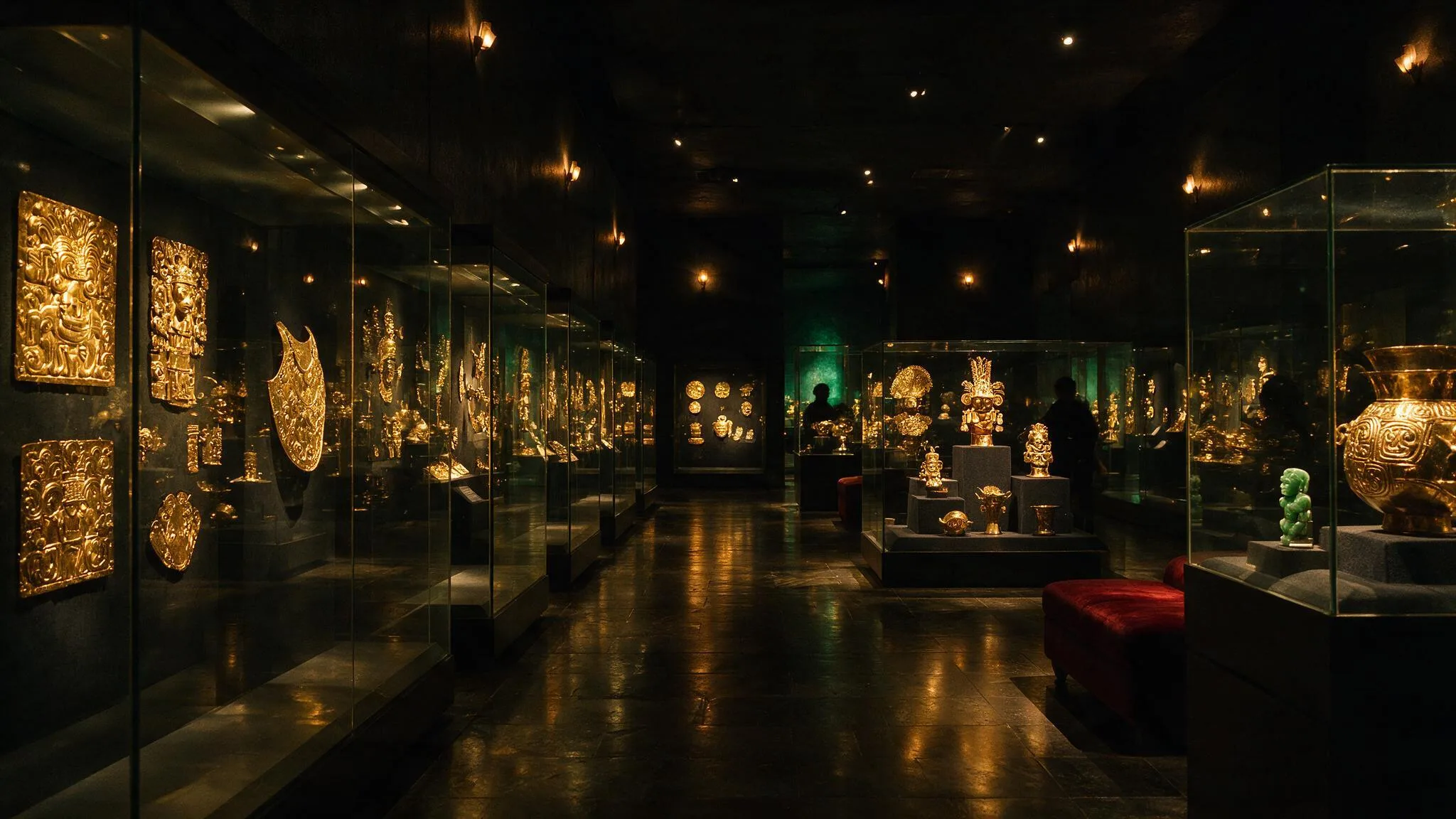 Personas recorriendo los museos en una actividad especial